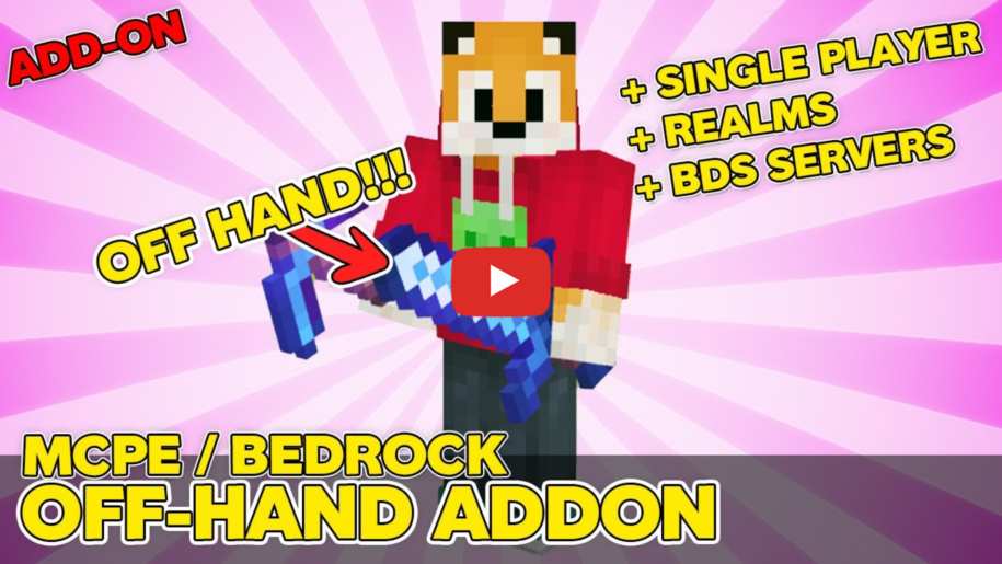 Minecraft PE Off Hand Addon: Khám Phá và Hướng Dẫn Chi Tiết